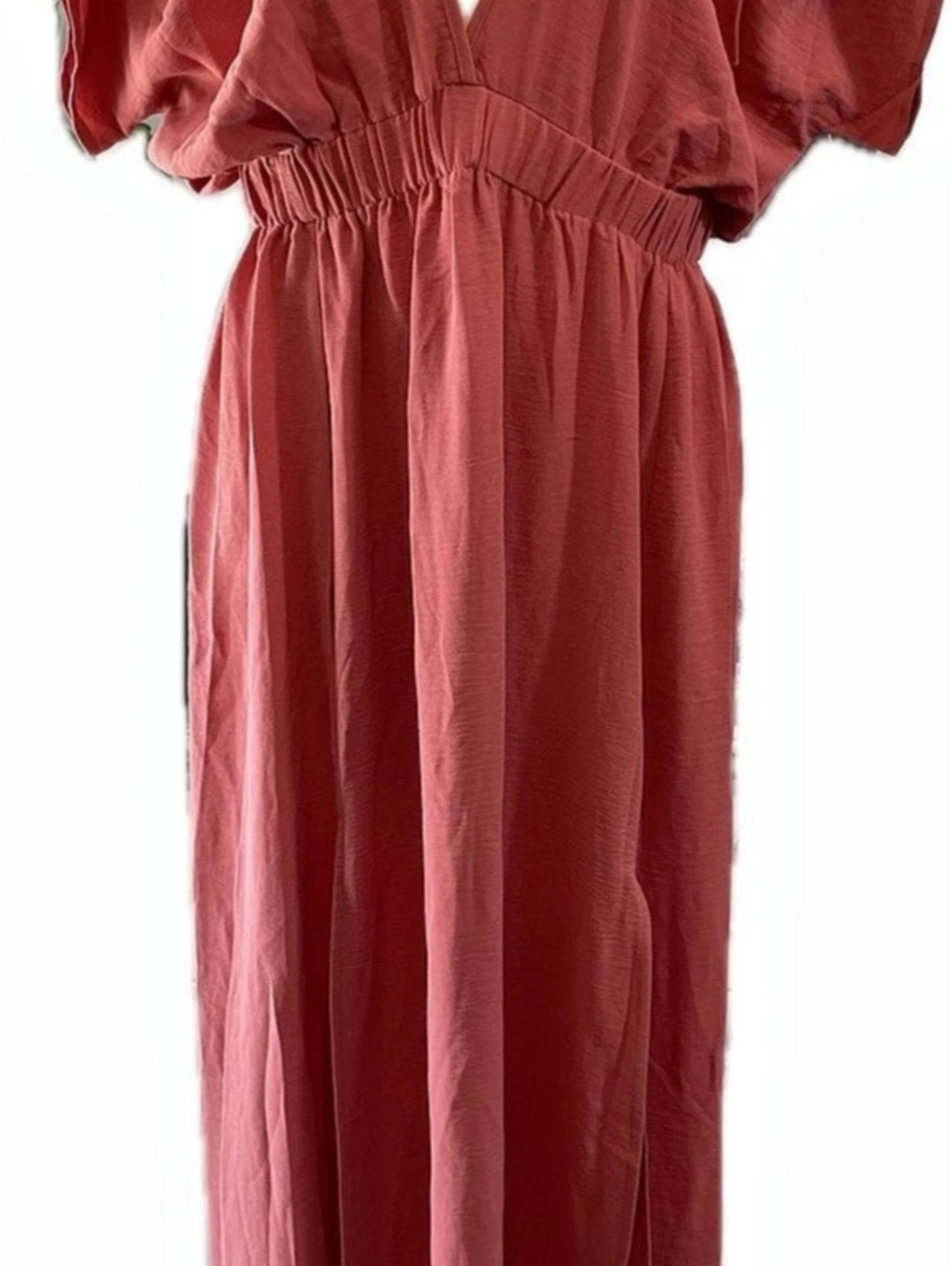 Deepself Coral Maxi Dress Size Small NWT